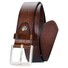 Lindenmann Charred Leather Riem Donker Bruin