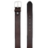 Lindenmann Charred Leather Riem Donker Bruin