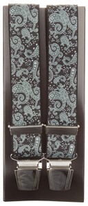 Lindenmann Contemporary Paisley Bretels Zwart-Grijs