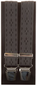 Lindenmann Diamond Pattern Bretels Antraciet