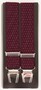 Lindenmann Dot Pattern Bretels Bordeaux