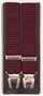 Lindenmann Dot Pattern Bretels Bordeaux