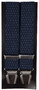 Lindenmann Dot Pattern Bretels Grijs-Wit