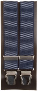 Lindenmann Dot Pattern Bretels Marine