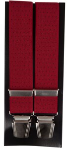 Lindenmann Dot Pattern Bretels Rood-Navy