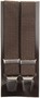 Lindenmann Fine Cross Pattern Bretels Beige-Black