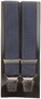 Lindenmann Fine Cross Pattern Suspenders Blue-Navy