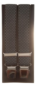Lindenmann Fine Squares Bretels Anthra-Grey