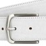 Lindenmann Luxury Suede Riem Ivory White