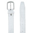 Lindenmann Luxury Suede Riem Ivory White