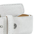 Lindenmann Luxury Suede Riem Ivory White