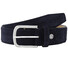 Lindenmann Luxury Suede Riem Midnight Blue