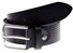 Lindenmann Punched Pattern Riem Navy