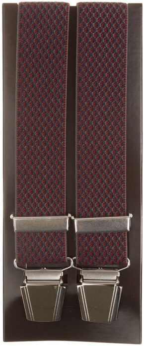 Lindenmann Shaded Weave Bretels Rood