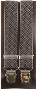 Lindenmann Shaded Weave Bretels Zilver
