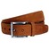 Lindenmann Smooth Suede Belt Cognac