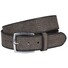 Lindenmann Structured Faded Belt Riem Grijs-Bruin