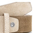 Lindenmann Two-Tone Suede Belt Light Brown
