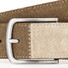 Lindenmann Two-Tone Suede Belt Light Brown