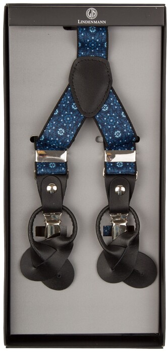 Lindenmann Y-Shape Fantasy Bretels Blauw