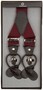 Lindenmann Y-Shape Leather Bretels Bordeaux