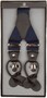 Lindenmann Y-Shape Leather Bretels Marine