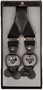 Lindenmann Y-Shape Leather Bretels Zwart