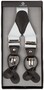 Lindenmann Y-Shape Leather Suspenders White