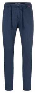 MAC Lennox Sport Linen Stretch Cool Touch Pants Nautic Blue
