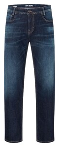 MAC Rick 5-Pocket Casual Vintage Denim Jeans Dark Blue Authentic Used