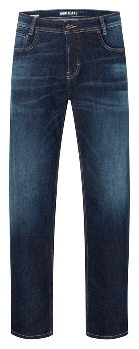 MAC Rick 5-Pocket Casual Vintage Denim Jeans Dark Blue Authentic Used