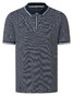 Maerz Allover Fine Stripe Subtle Details Polo Dawn Blue