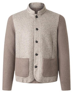 Maerz Babywool Luxury Button Cardigan Vest Cedar Wood