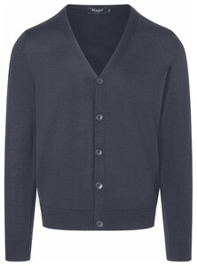 Maerz Button Cardigan Vest Antraciet