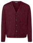 Maerz Button Cardigan Vest Barolo Wine