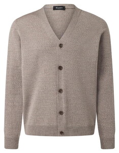Maerz Button Cardigan Vest Cedar Wood