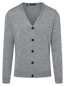 Maerz Button Cardigan Vest Mercury Grey