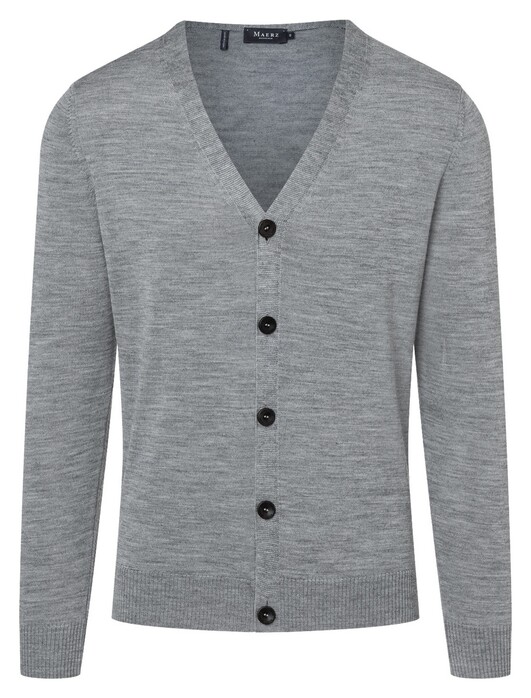 Maerz Button Cardigan Vest Mercury Grey
