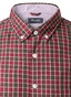 Maerz Check Button-Down Cotton Overhemd Mellow Cherry
