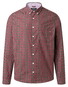 Maerz Check Button-Down Cotton Overhemd Mellow Cherry