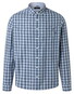 Maerz Check Button-Down Cotton Overhemd Polar Blue
