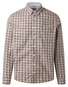 Maerz Check Button-Down Cotton Overhemd Pumpkin Spice