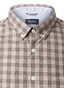 Maerz Check Button-Down Cotton Overhemd Pumpkin Spice
