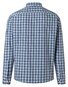 Maerz Check Button-Down Cotton Shirt Polar Blue