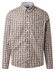 Maerz Check Button-Down Cotton Shirt Pumpkin Spice