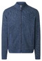 Maerz Cotton Blend Zip Cardigan Vest Nimes Blue