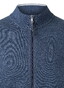 Maerz Cotton Blend Zip Cardigan Vest Nimes Blue