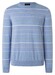 Maerz Cotton Knit Crew Neck Stripe Pattern Trui Shades Of Blue