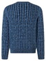 Maerz Cotton Linnen Cable Knit Trui Dawn Blue