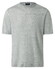 Maerz Crew Neck Faux-Uni Linnen Short Sleeve Trui Clear Silver